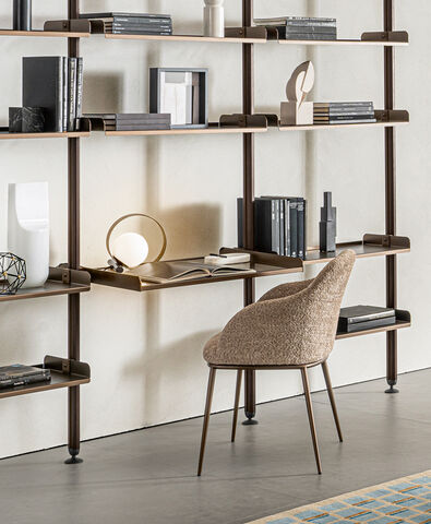 Libreria in metallo - Techwall, Riflessi