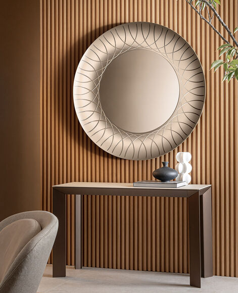 Grande specchio rotondo - Vanity, Riflessi Grande specchio rotondo - Vanity, Riflessi