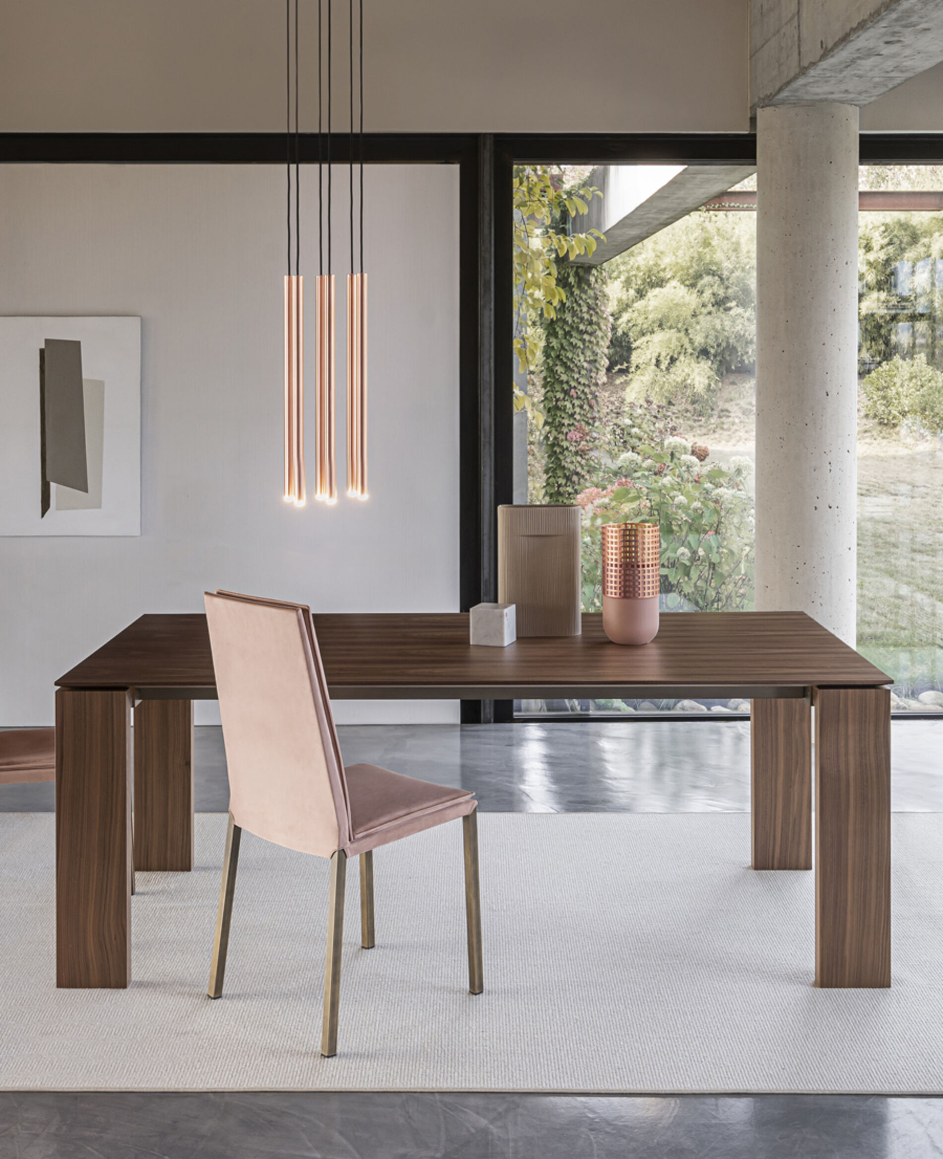 Tavolo allungabile in legno - Atlante, Riflessi