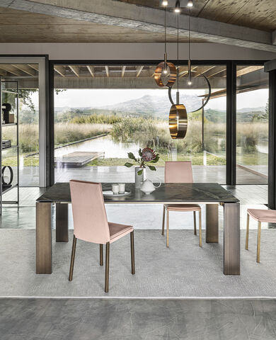 tavolo ceramica riflessi