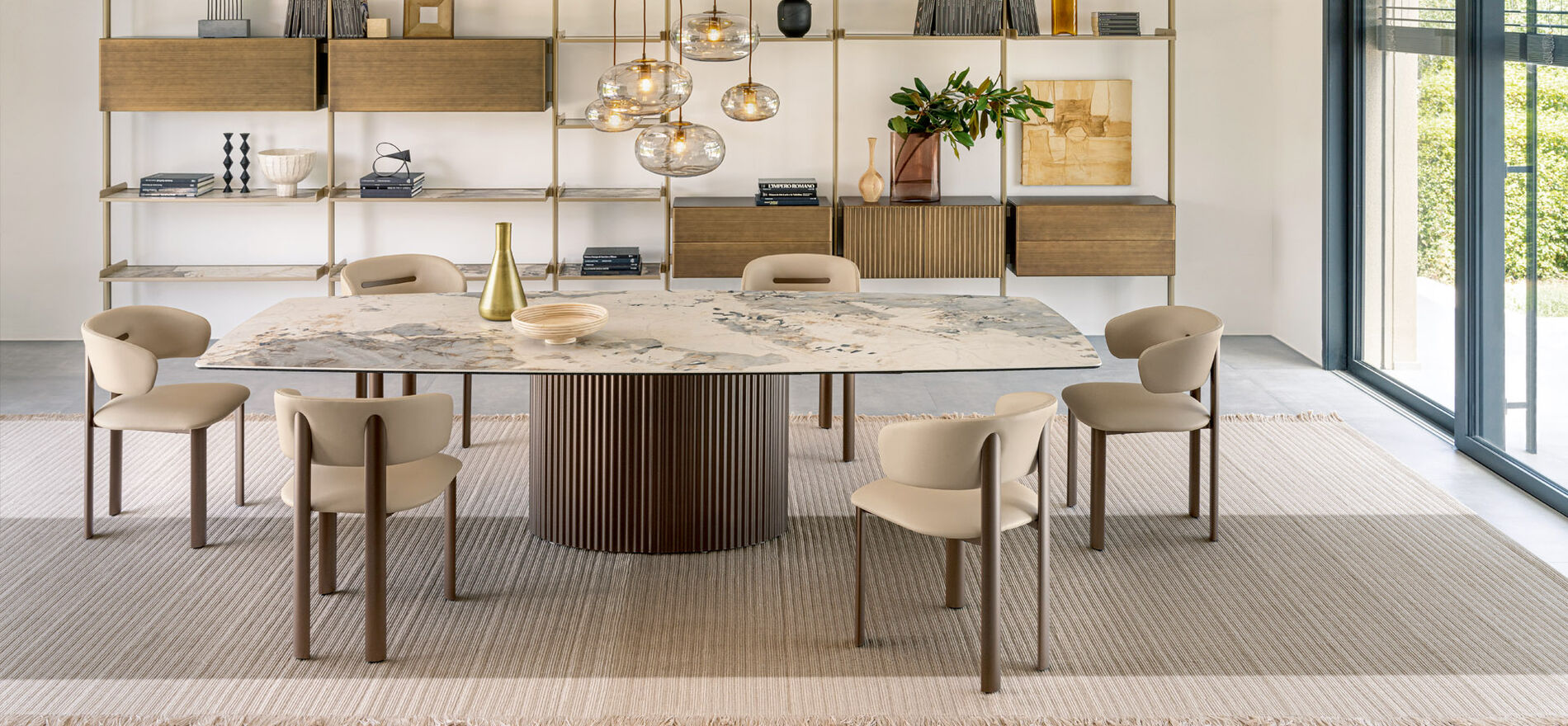 Tavoli moderni di design soggiorno  - Enea, Riflessi