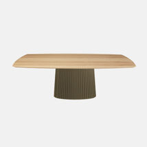 Tavolo di design a botte in legno - Enea, Riflessi