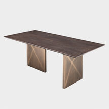 Tavoli di design  moderni, piano legno - Cubric, Riflessi