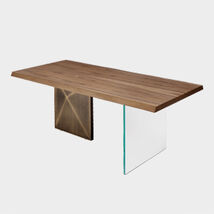 Tavoli di design in legno, rettangolare - Cubric, Riflessi