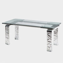 Tavolo di design in cristallo, allungabile, rettangolare - New Mito, Riflessi