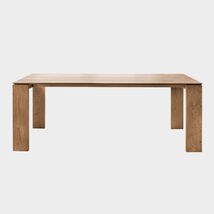 tavolo design legno noce canaletto