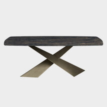 Tavoli di design in ceramica , noir desir  -Living, Riflessi