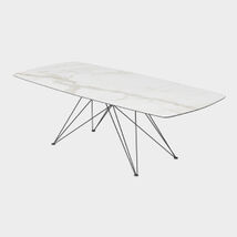 Tavolo di design in ceramica, botte, elegante e moderno - Pegaso, Riflessi