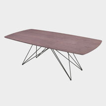 Tavoli di design in legno, noce canaletto, eleganti e moderni - Pegaso, Riflessi