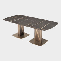 Tavolo di design in ceramica, allungabile, elegante e moderno - Sabino, Riflessi