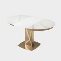 Tavolo di design in ceramica, allungabile, calacatta - Sabino, Riflessi