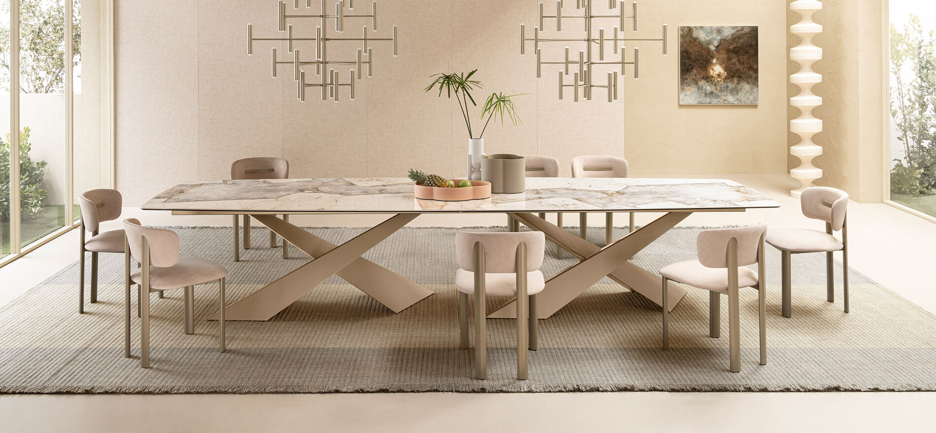 tavolo ceramica 6 metri