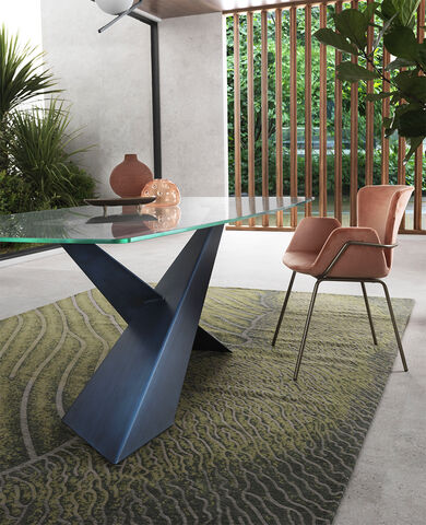 Tavolo in cristallo Living, design moderni ed eleganti per sala, salotto o soggiorno