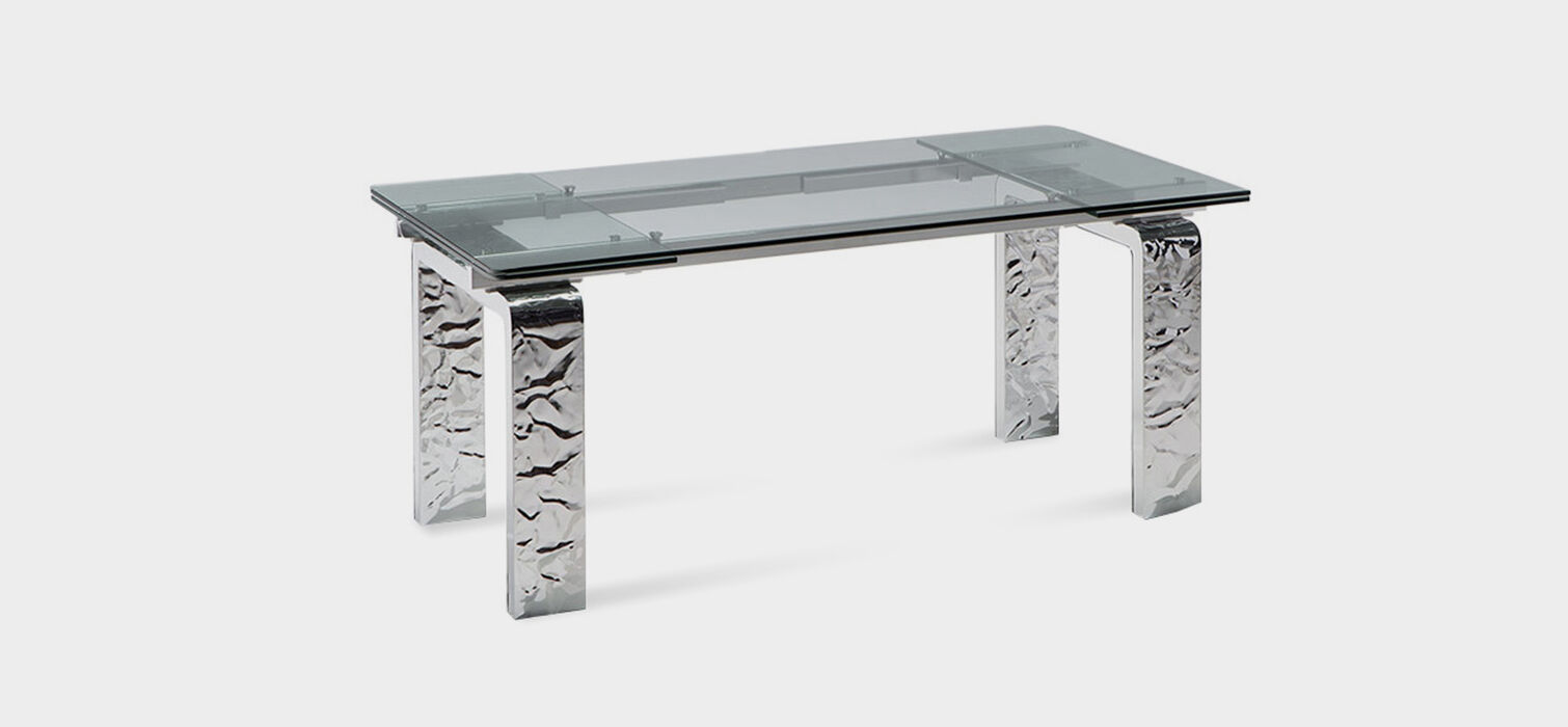 mito tavolo allungabile cristallo
