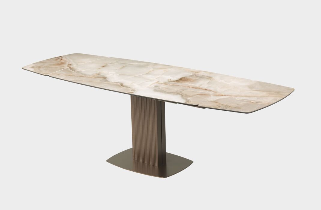 tavolo onda piano ceramica