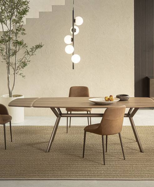 Tavolo allungabile Moderno in legno - Paradise, Riflessi