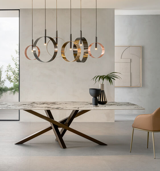 Tavolo in ceramica, moderno ed elegante - Shangai, Riflessi