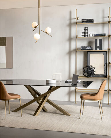 Tavolo in ceramica Sahara Noir