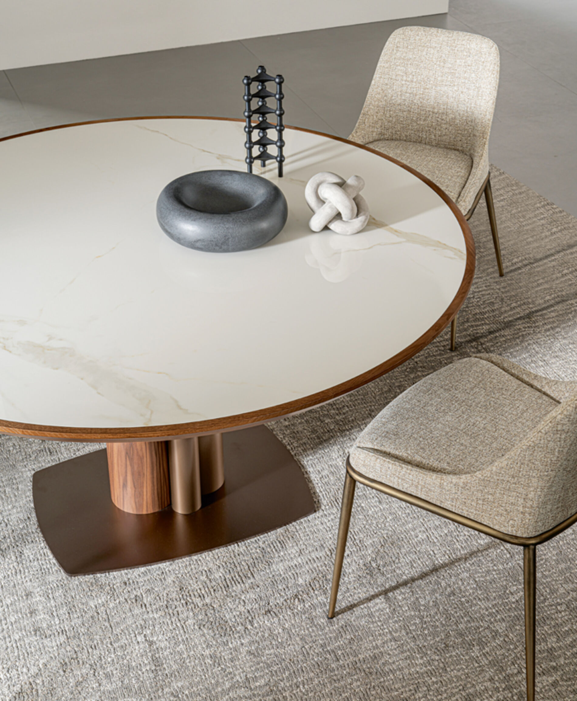 tavolo legno ceramica