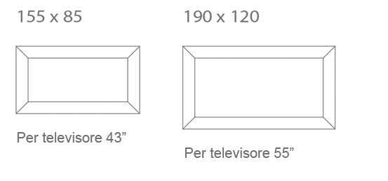 Dimensioni Mirror Tv
